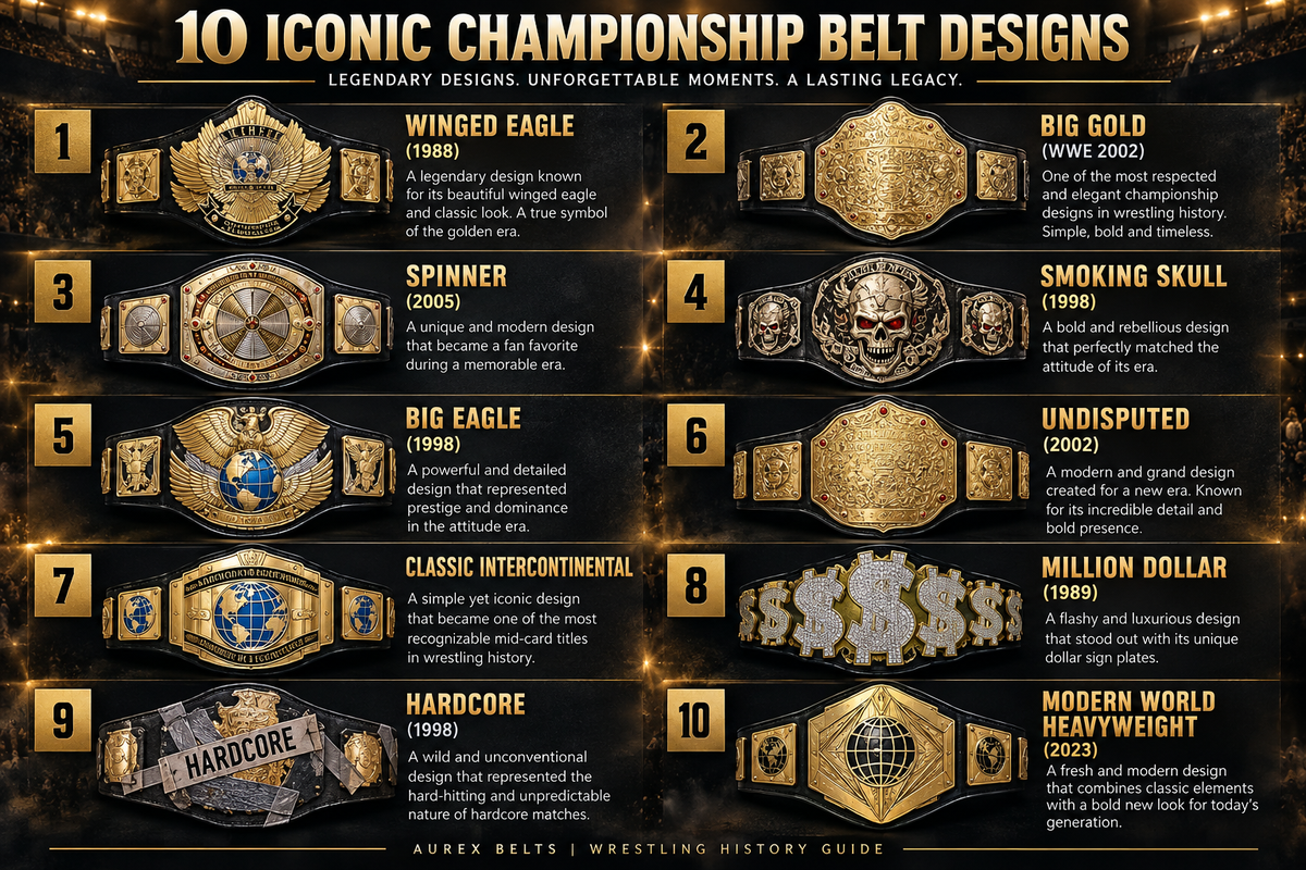 Top 10 Most Iconic WWE Championship Belts of All Time: History, Designs &amp; Legendary Champions