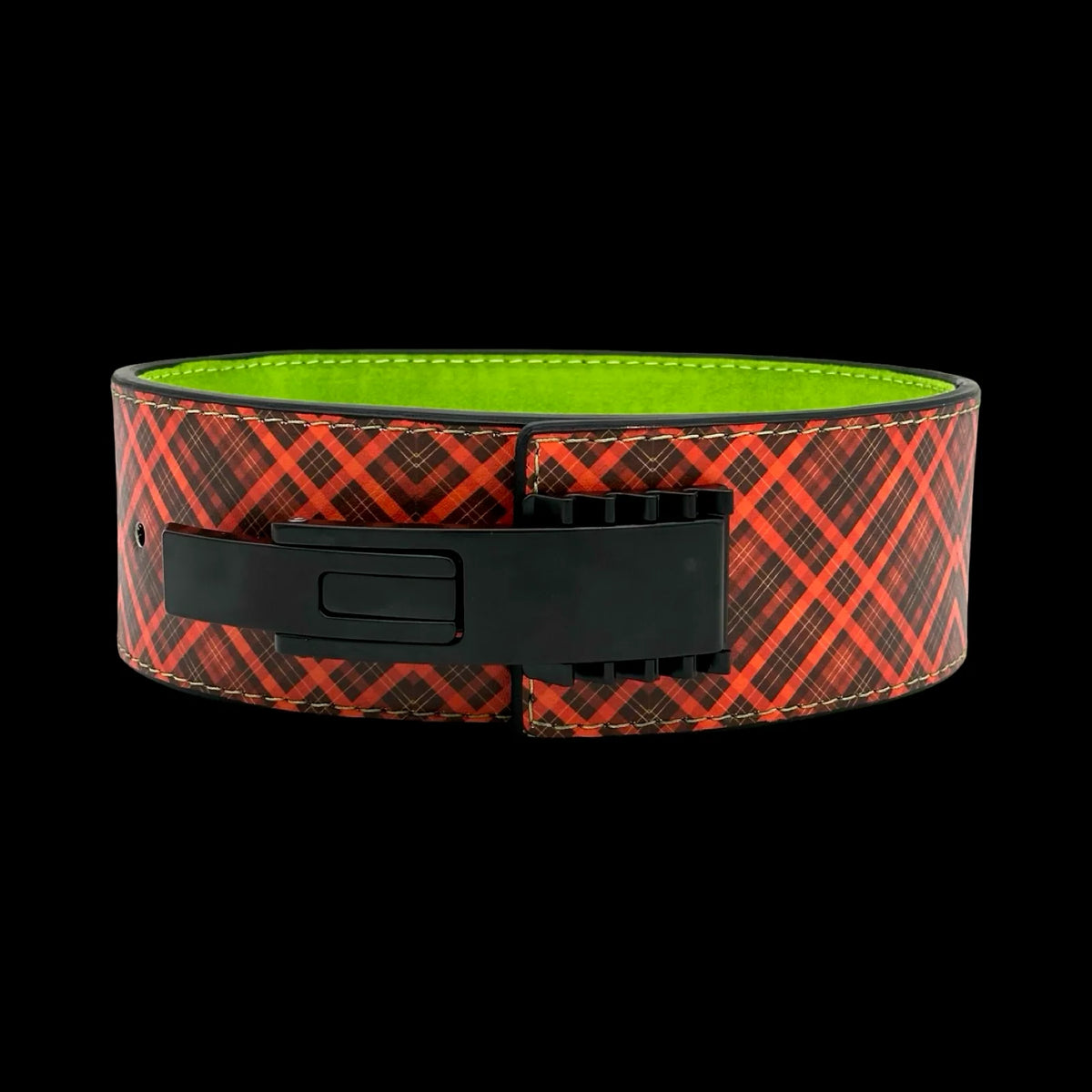Aurex 4" 10mm Red Wrapping Paper Lever Belt