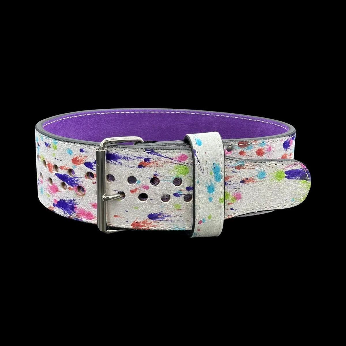 Aurex Splatter Powerlifting Belt – Bold Style, Powerful Support