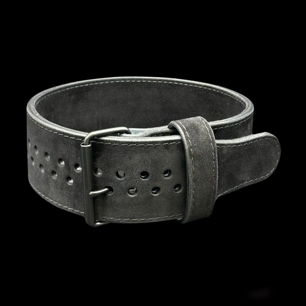 Aurex 4" 10mm Double Suede Pioneer Cut Powerlifting Belt – Built for Strength