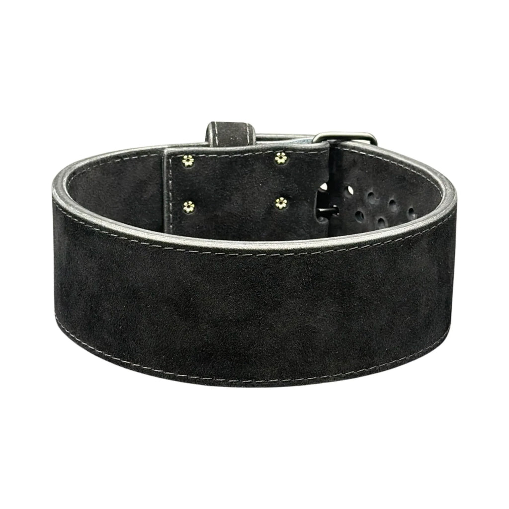 Aurex 4" 10mm Double Suede Pioneer Cut Powerlifting Belt – Built for Strength
