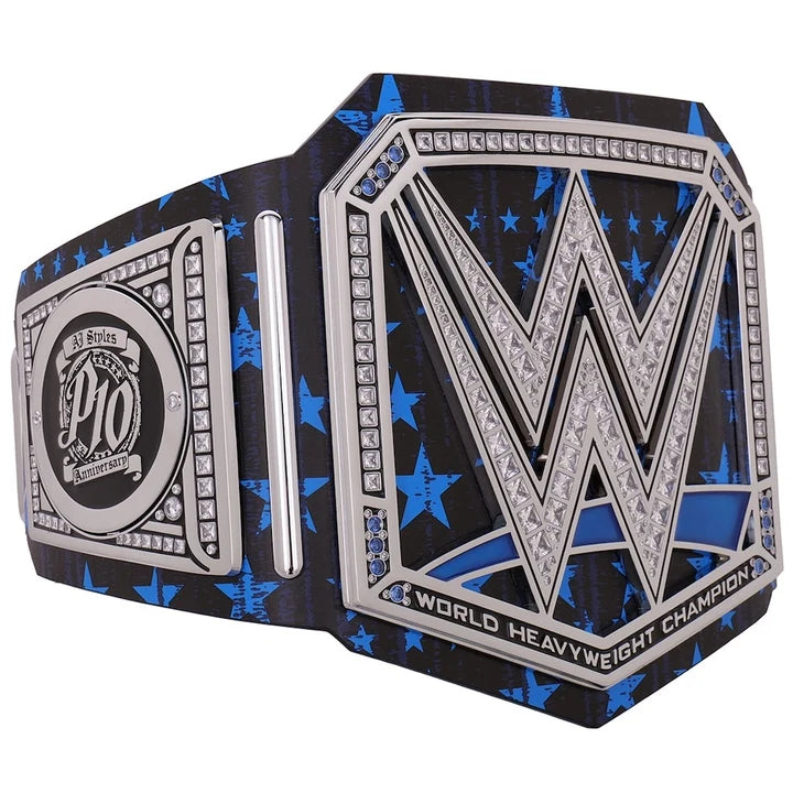 AJ Styles 10th Anniversary Signature Series Championship Replica Title Aurex Belt