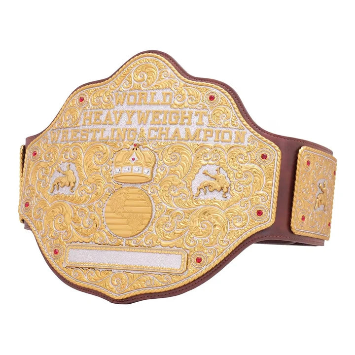 Big Gold Heavyweight Championship Wrestling Replica Title Aurex Belt