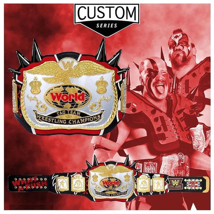 Legion of Doom Road Warriors Custom Series Tag Team Championship Aurex Belt