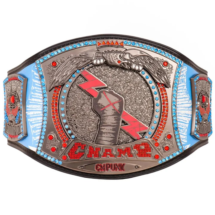 CM Punk 434-Day Record Signature Championship Replica Aurex Belt