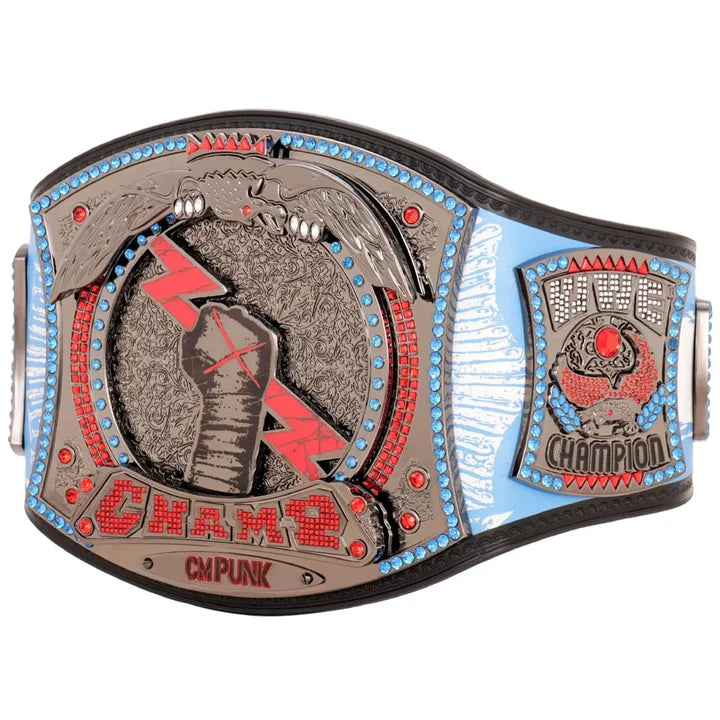 CM Punk 434-Day Record Signature Championship Replica Aurex Belt