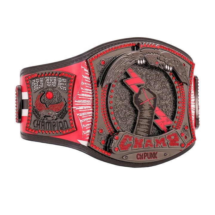 CM Punk Chicago Blackhawks Signature Series Spinner Championship Replica Aurex Belt