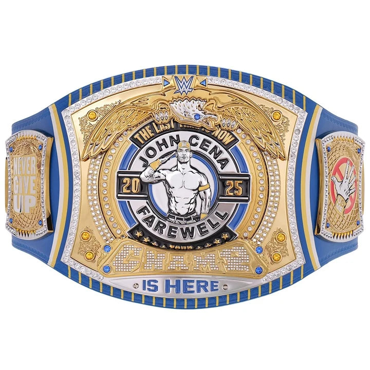 John Cena Farewell Tour 2025 Indianapolis Spinner Championship Replica Title Aurex Belt