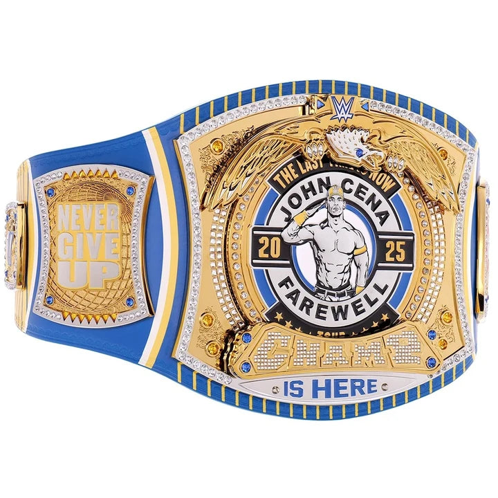 John Cena Farewell Tour 2025 Indianapolis Spinner Championship Replica Title Aurex Belt