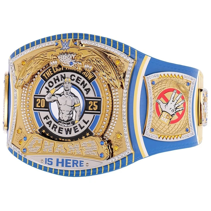 John Cena Farewell Tour 2025 Indianapolis Spinner Championship Replica Title Aurex Belt