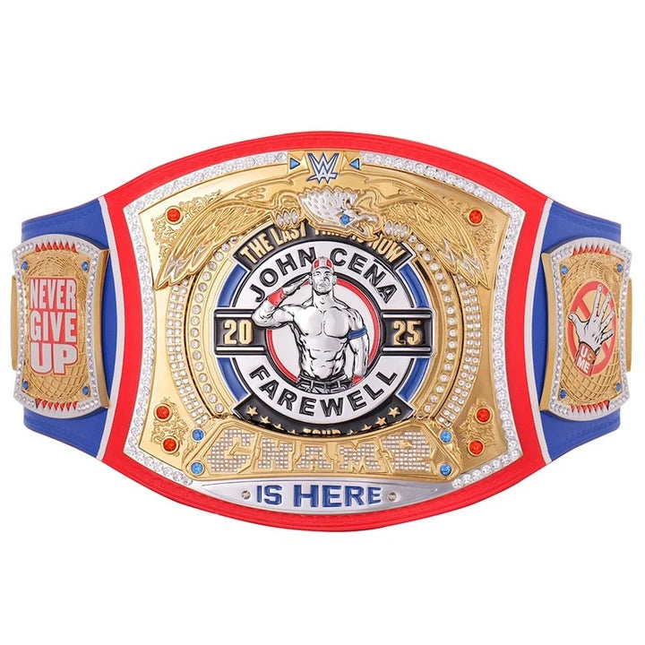 John Cena Farewell Tour 2025 Montreal Spinner Championship Replica Aurex Belt