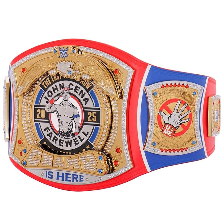 John Cena Farewell Tour 2025 Montreal Spinner Championship Replica Aurex Belt