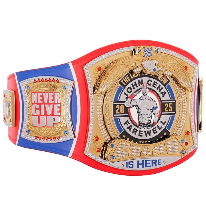 John Cena Farewell Tour 2025 Montreal Spinner Championship Replica Aurex Belt