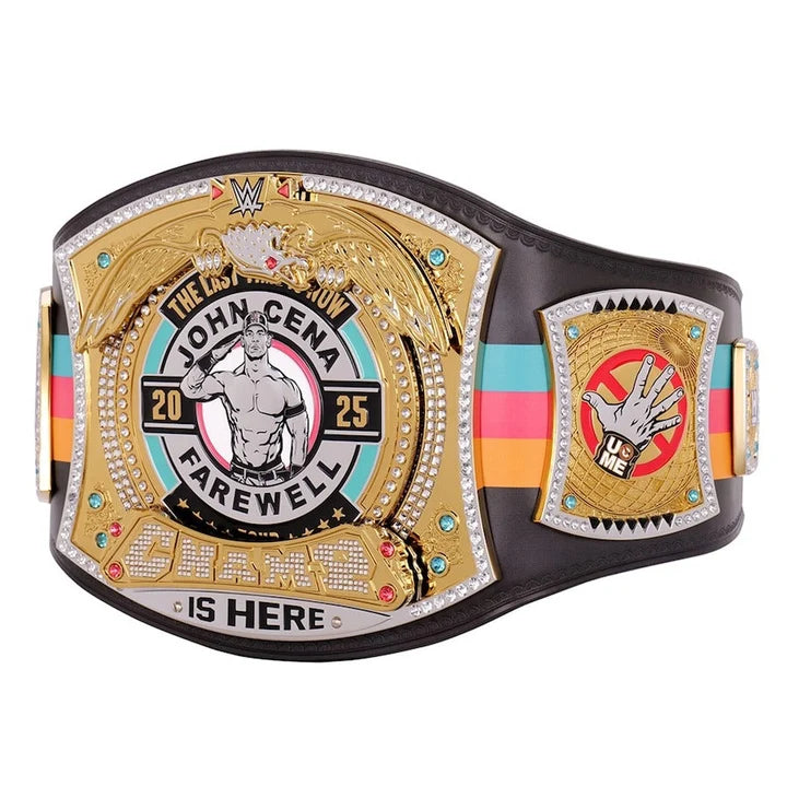 John Cena Farewell Tour 2025 San Antonio Spinner Championship Replica Aurex Belt