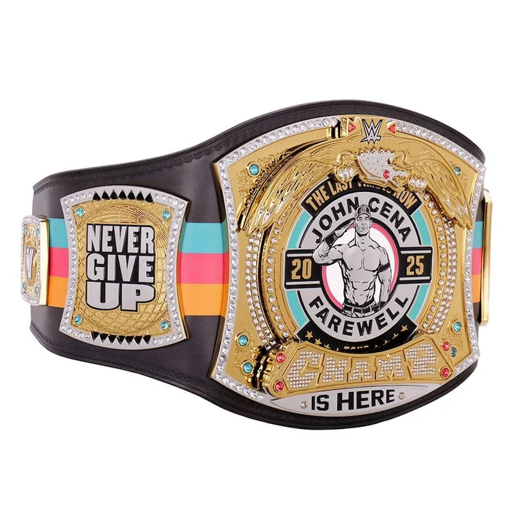 John Cena Farewell Tour 2025 San Antonio Spinner Championship Replica Aurex Belt