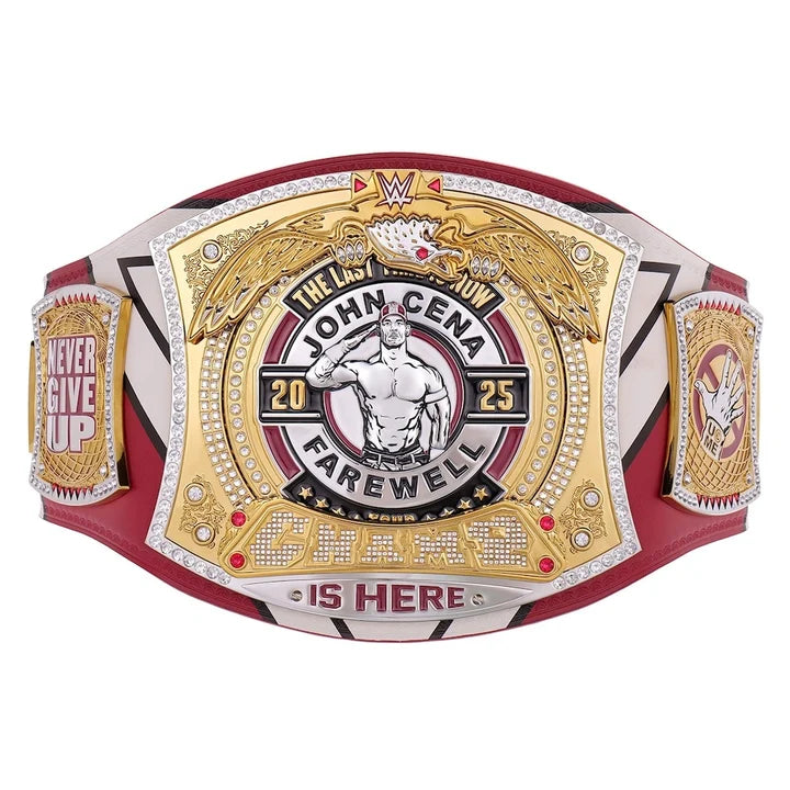John Cena Farewell Tour 2025 Springfield Spinner Championship Replica Title Aurex Belt