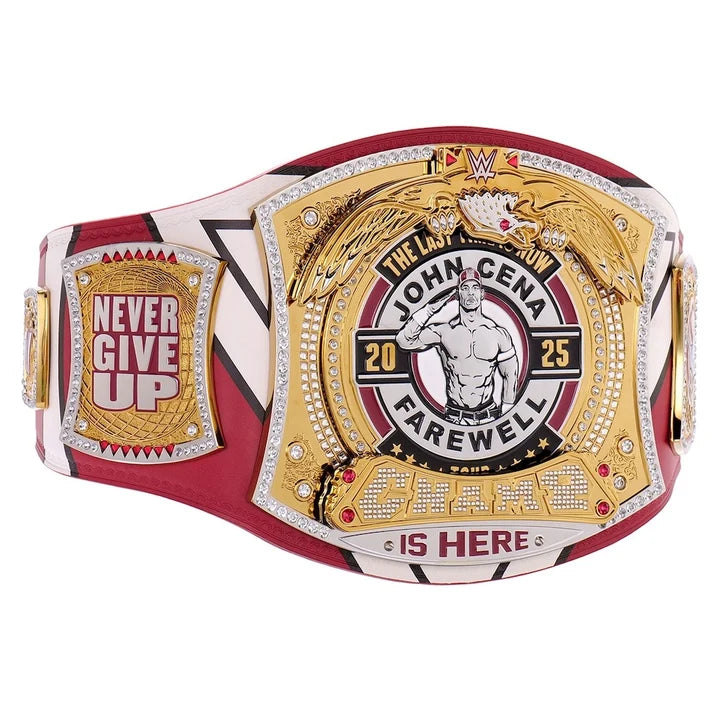John Cena Farewell Tour 2025 Springfield Spinner Championship Replica Title Aurex Belt