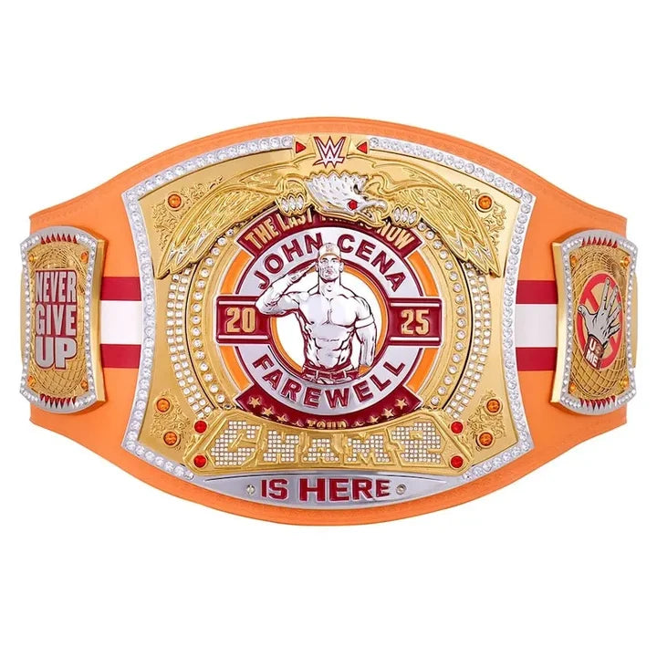 John Cena Farewell Tour 2025 Tampa Championship Replica Title Aurex Belt