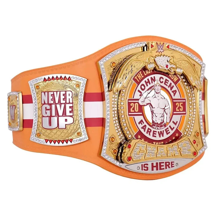 John Cena Farewell Tour 2025 Tampa Championship Replica Title Aurex Belt