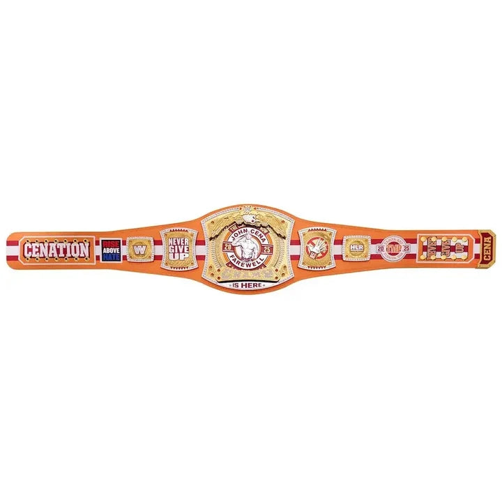 John Cena Farewell Tour 2025 Tampa Championship Replica Title Aurex Belt