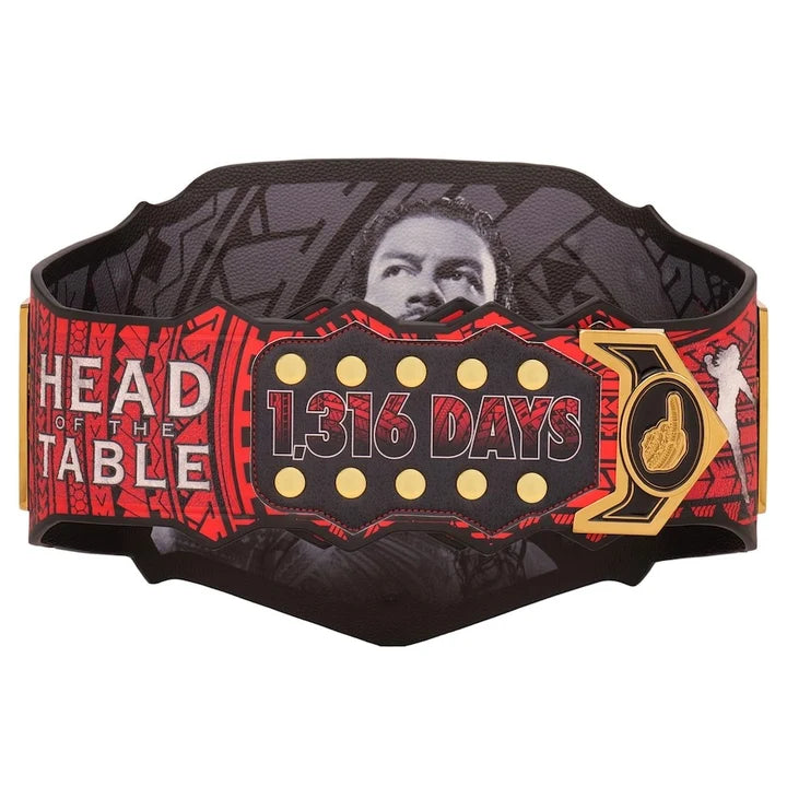 Roman Reigns 1316 Days Signature Series 8mm Championship Replica Aurex Belt