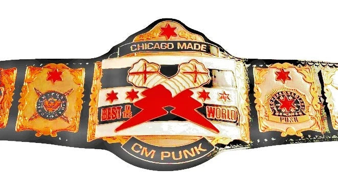 CM Punk Custom Wrestling Championship Replica Aurex Belt