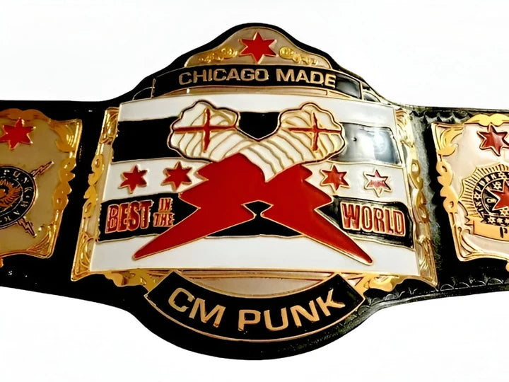 CM Punk Custom Wrestling Championship Replica Aurex Belt