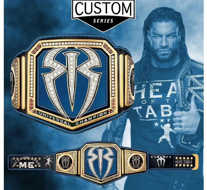 Roman Reigns Custom Signature Series Wrestling Championship Replica Aurex Belt